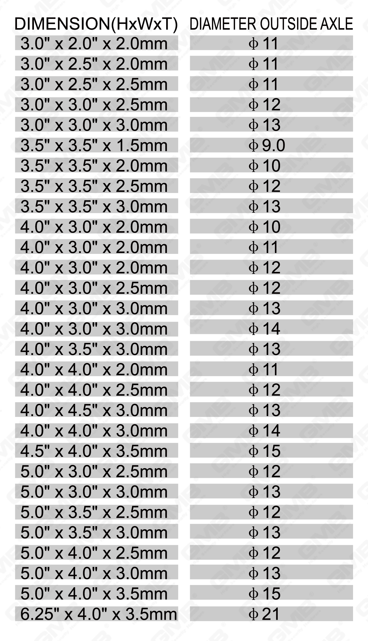 سلسلة مفصلات من الفولاذ المقاوم للصدأ_LDL-105-15