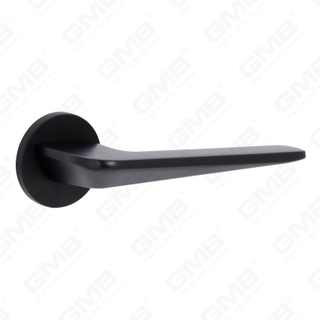 مقبض باب من الألومنيوم لتزيين المنزل الحديث الجديد على وردة مستديرة