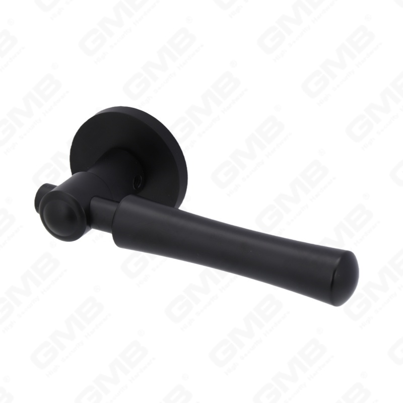 مقبض باب من الألومنيوم لتزيين المنزل الحديث الجديد على وردة مستديرة