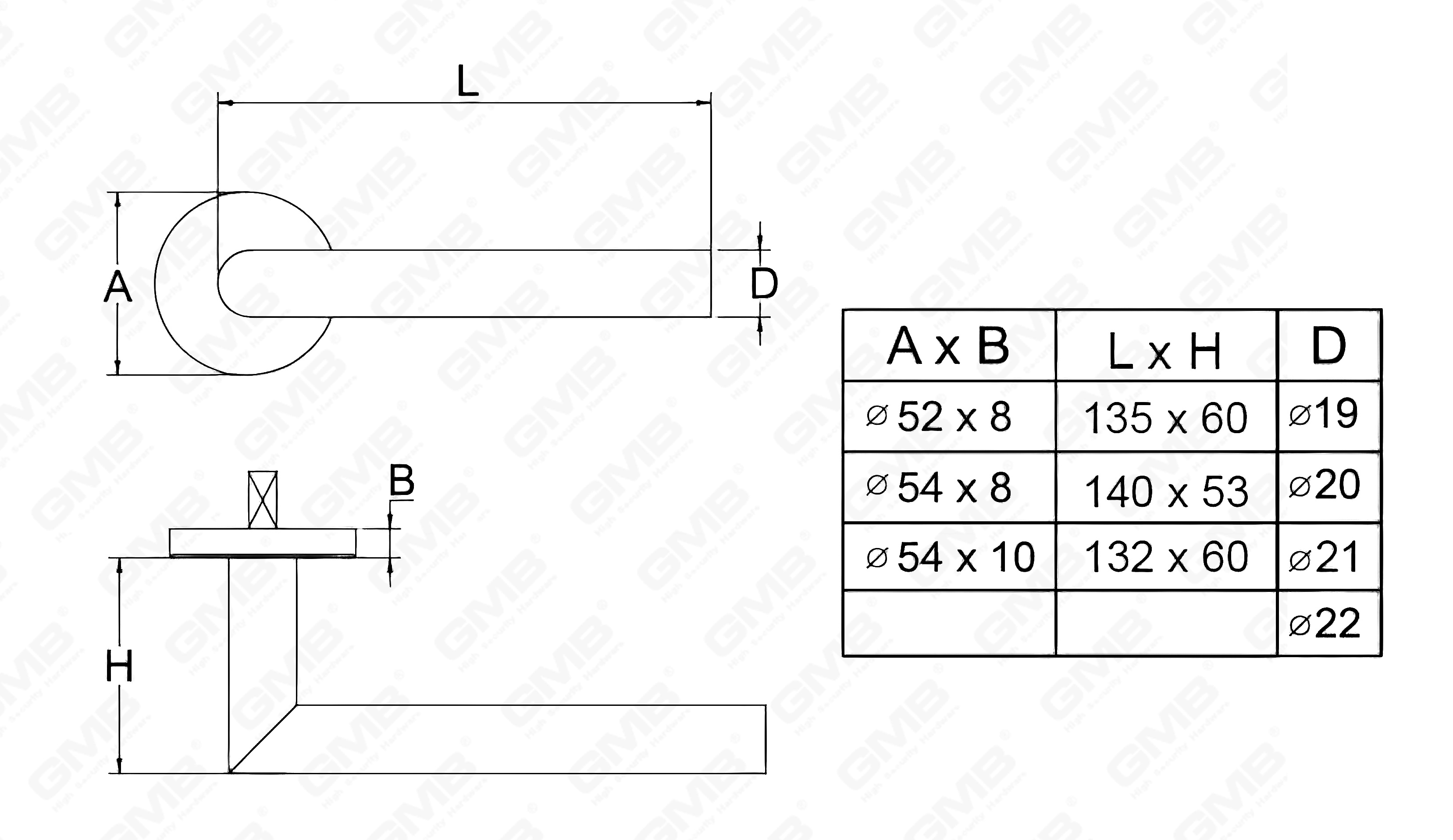 مقبض ذراع من الفولاذ المقاوم للصدأ (4)