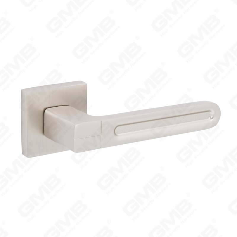 مقبض باب من الألومنيوم لتزيين المنزل الحديث الجديد على وردة مستديرة