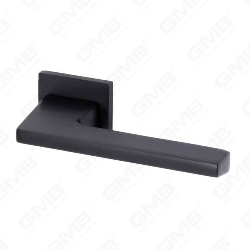 مقبض باب من الألومنيوم لتزيين المنزل الحديث الجديد على وردة مستديرة