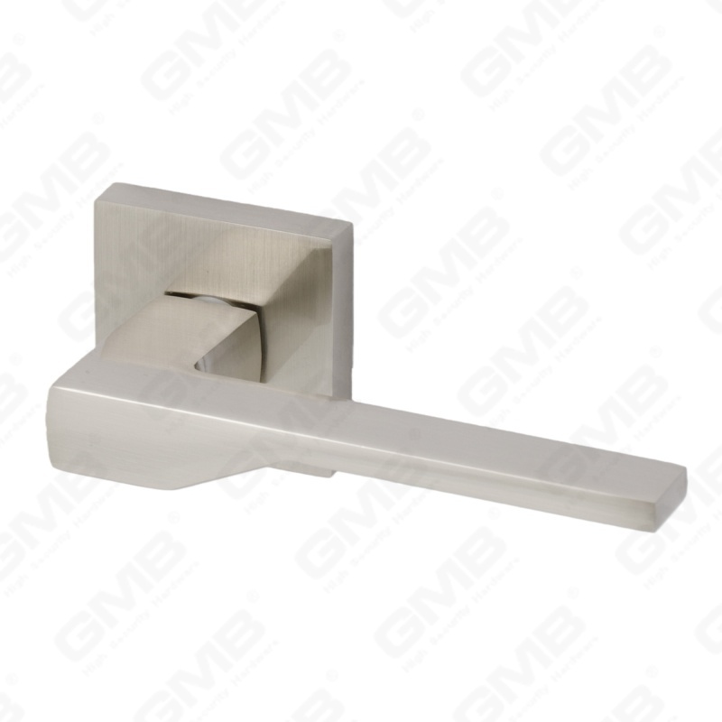 مقبض باب من الألومنيوم لتزيين المنزل الحديث الجديد على وردة مستديرة