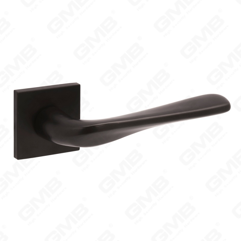 مقبض باب من الألومنيوم لتزيين المنزل الحديث الجديد على وردة مستديرة