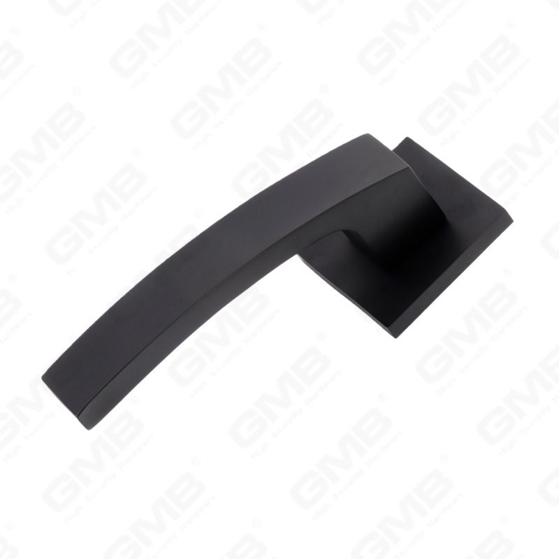 مقبض باب من الألومنيوم لتزيين المنزل الحديث الجديد على وردة مستديرة