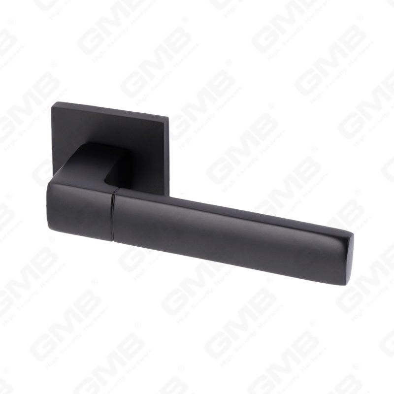 مقبض باب من الألومنيوم لتزيين المنزل الحديث الجديد على وردة مستديرة