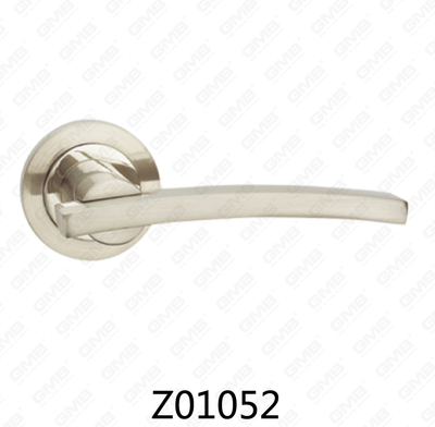 مقبض باب من سبائك الزنك من الألومنيوم مع روزيت مستدير من زماك (Z01052)