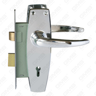 مجموعة قفل باب الأمان العالي مع مجموعة قفل مزلاج مجموعة قفل قفل مقبض قفل (7534)