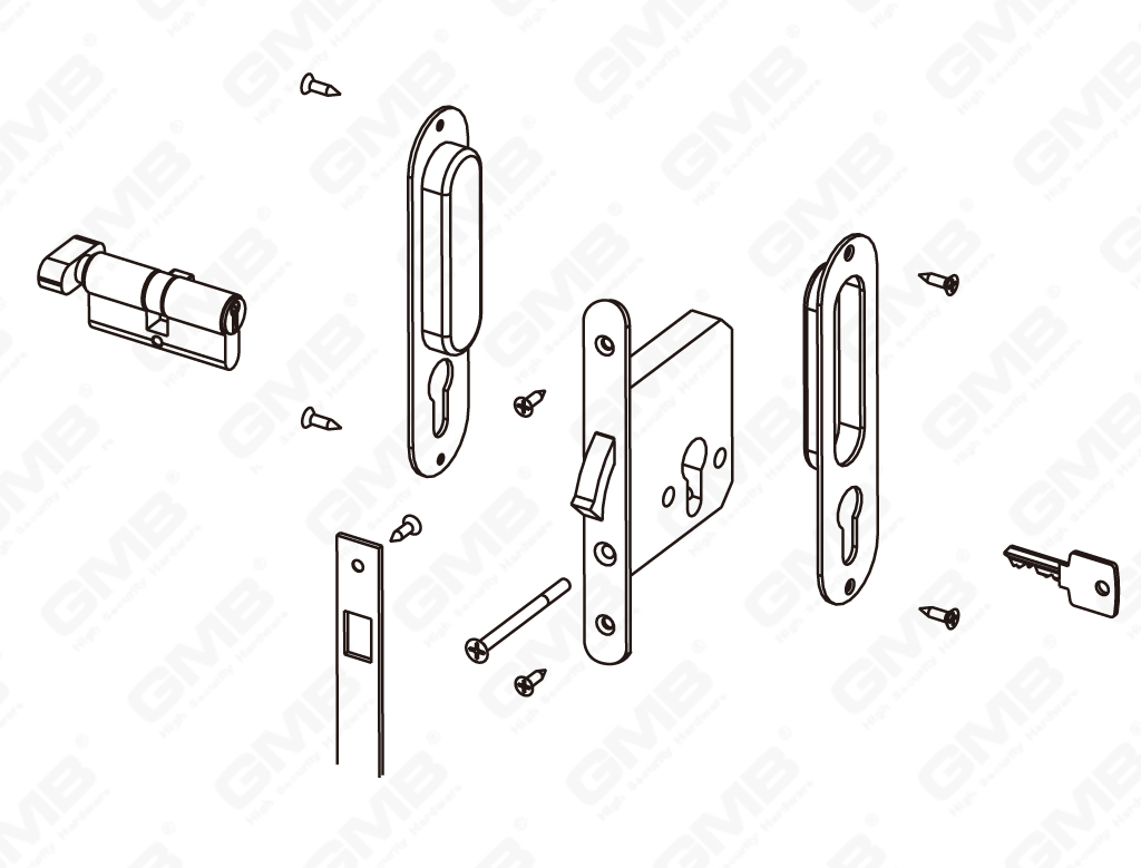 04 الفولاذ المقاوم للصدأ Lock_50SD-47
