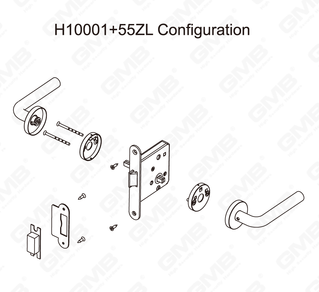 04 الفولاذ المقاوم للصدأ LOCK_55ZL-16