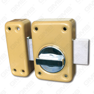 قفل الأمان Nigh Latch Lock الصلب ديدبولت مع مقبض بدوره ديدبولت ريم قفل اسطوانة قفل (558)