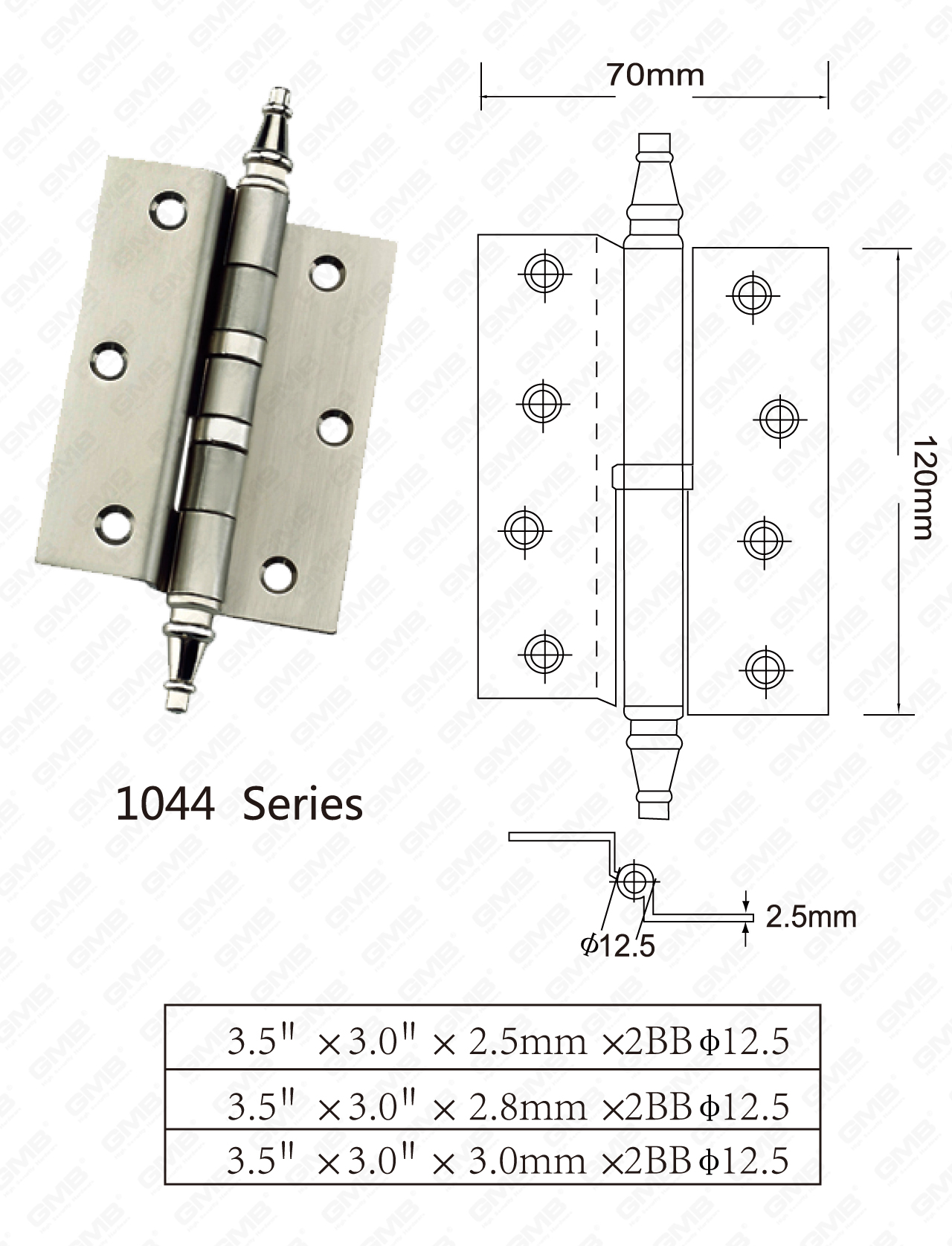 المفصلات الفولاذية Series_1044-90