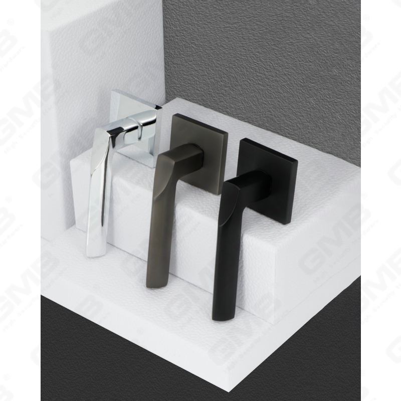 مقبض باب من الألومنيوم لتزيين المنزل الحديث الجديد على وردة مستديرة