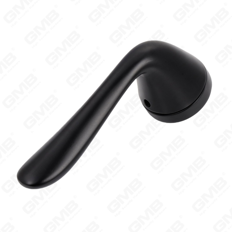 مقبض قفل باب منقسم من سبائك الزنك الصلبة الحديثة البسيطة على وردة مستديرة (Z062409)