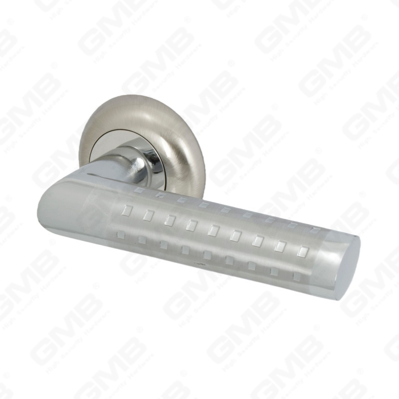 مقبض باب من الألومنيوم لتزيين المنزل الحديث الجديد على وردة مستديرة