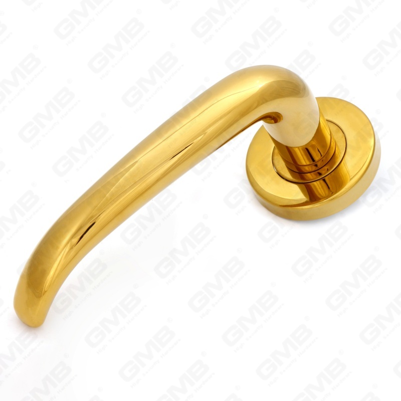 عالية الجودة BS En1906 الصف 4 SUS304 الفولاذ المقاوم للصدأ دخول جولة روز مقبض الباب الداخلي (LHT007)