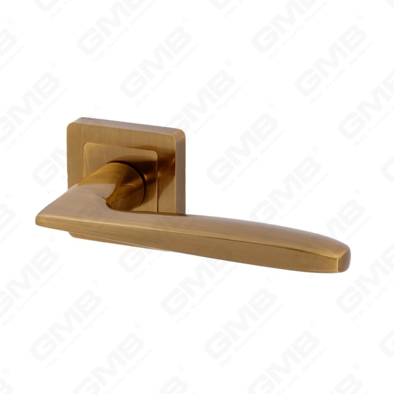 مقبض باب من الألومنيوم لتزيين المنزل الحديث الجديد على وردة مستديرة