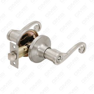 ANSI UL القياسية سبائك الزنك الألومنيوم الباب الداخلي Lockset واجب أنبوبي التجاري الأمن مقبض رافعة قفل (8001)