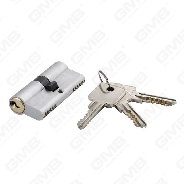 En1303 أسطوانة قفل الباب النحاسية عالية الأمان مع F Keyway (GMB-CY-24)