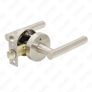 ANSI UL القياسية سبائك الزنك / الألومنيوم الباب الداخلي Lockset أنبوبي التجاري أسطواني مقبض الأمان رافعة قفل (9163)