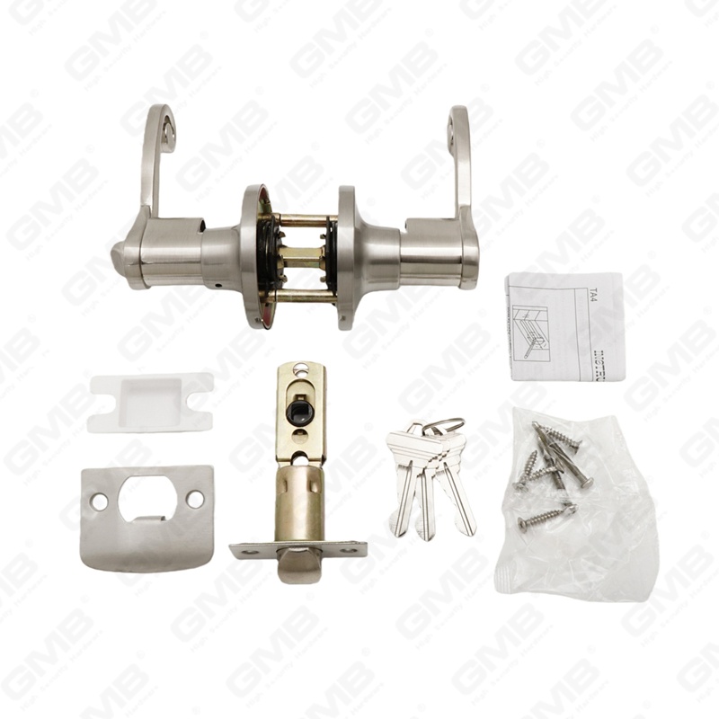 ANSI UL القياسية سبائك الزنك الألومنيوم الباب الداخلي Lockset واجب أنبوبي التجاري الأمن مقبض رافعة قفل (8001)