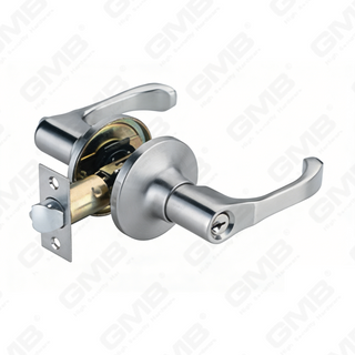 ANSI UL القياسية سبائك الزنك الألومنيوم الباب الداخلي Lockset واجب أنبوبي التجاري الأمن مقبض رافعة قفل (8002)